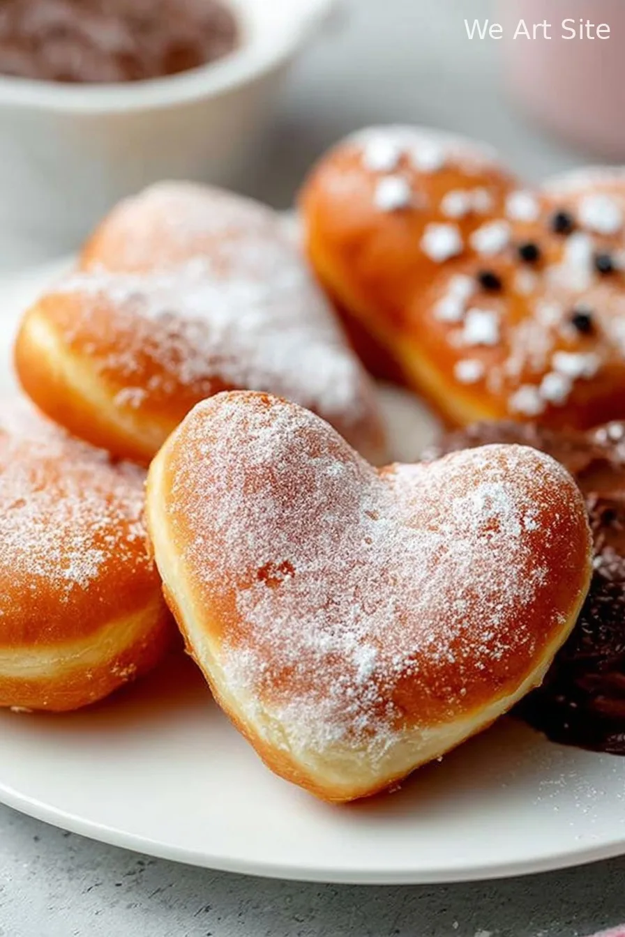 Heart-Shaped Doughnuts