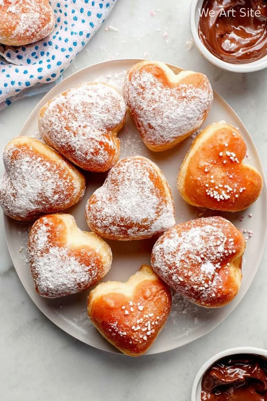 Heart-Shaped Doughnuts