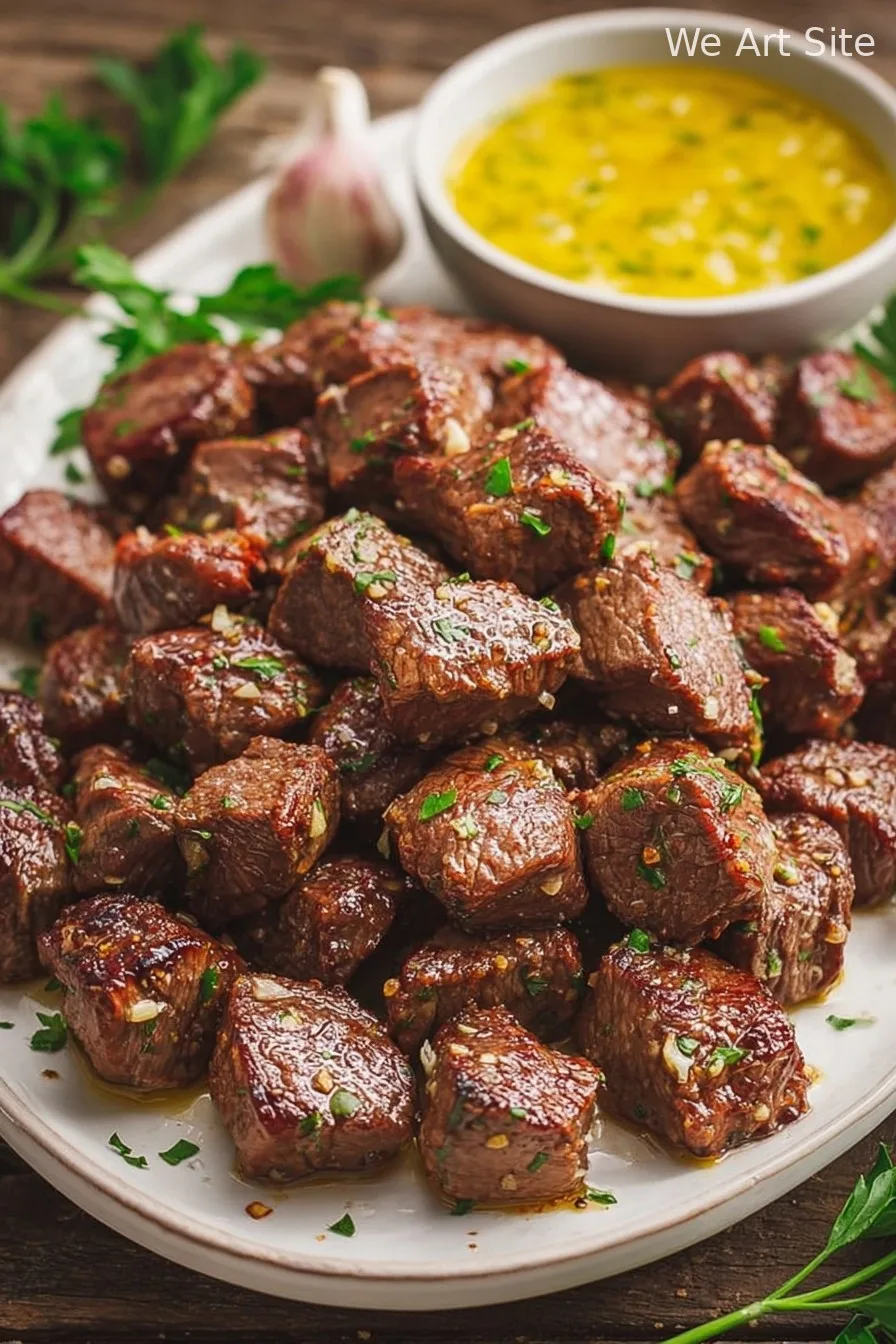 Juicy Garlic Butter Steak Bites