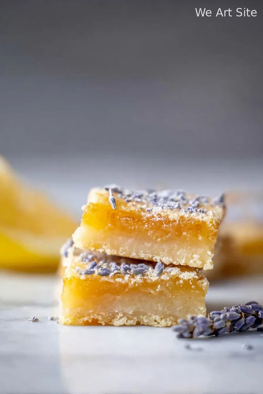Lavender Lemon Bars