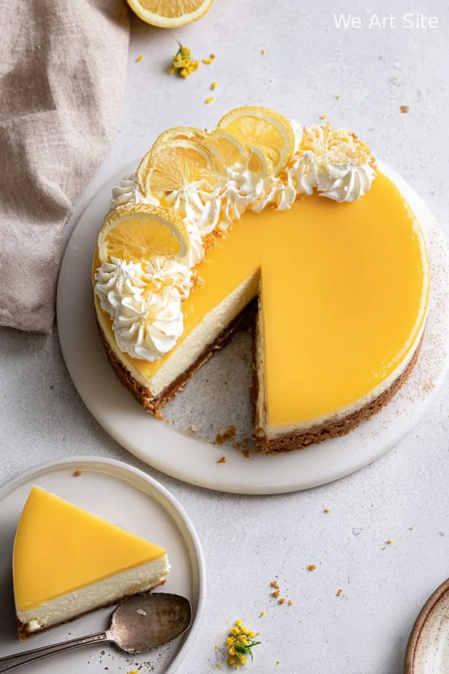 Lemon Curd Cheesecake