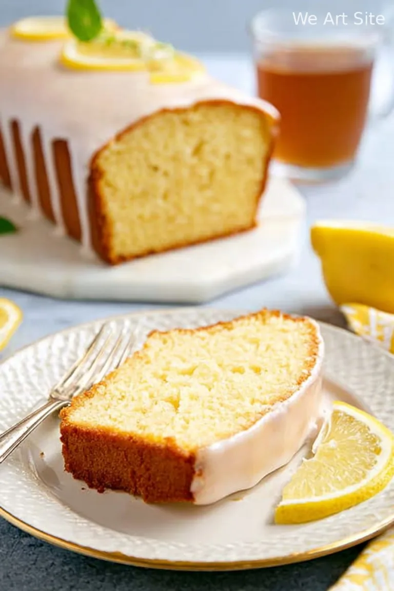 Lemon Loaf Cake with Lemon Glaze