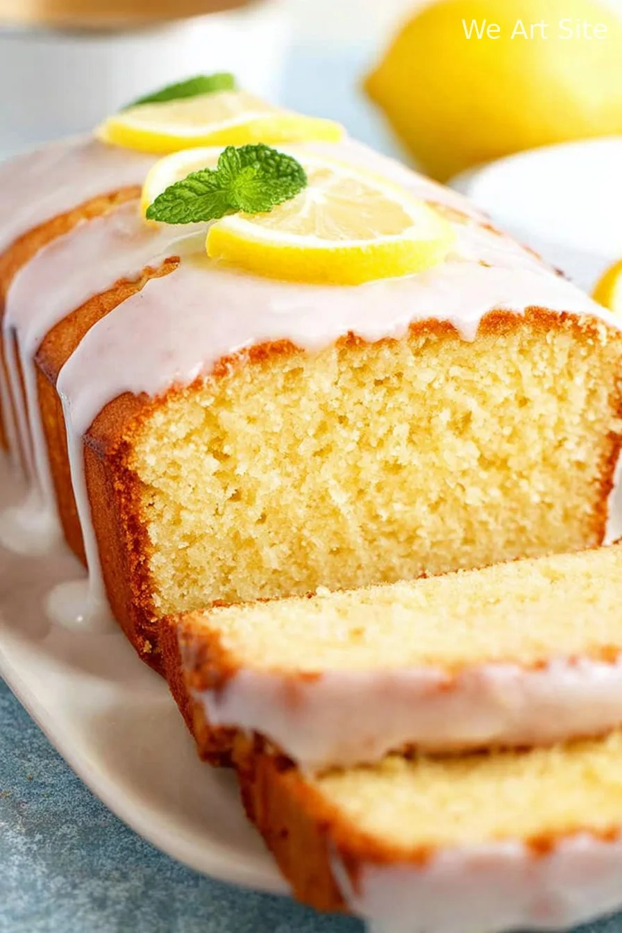Lemon Loaf Cake with Lemon Glaze