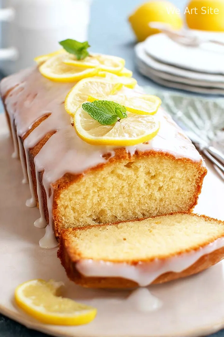 Lemon Loaf Cake with Lemon Glaze