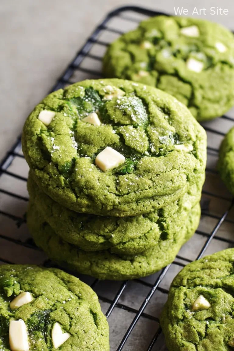 Matcha White Chocolate Cookies