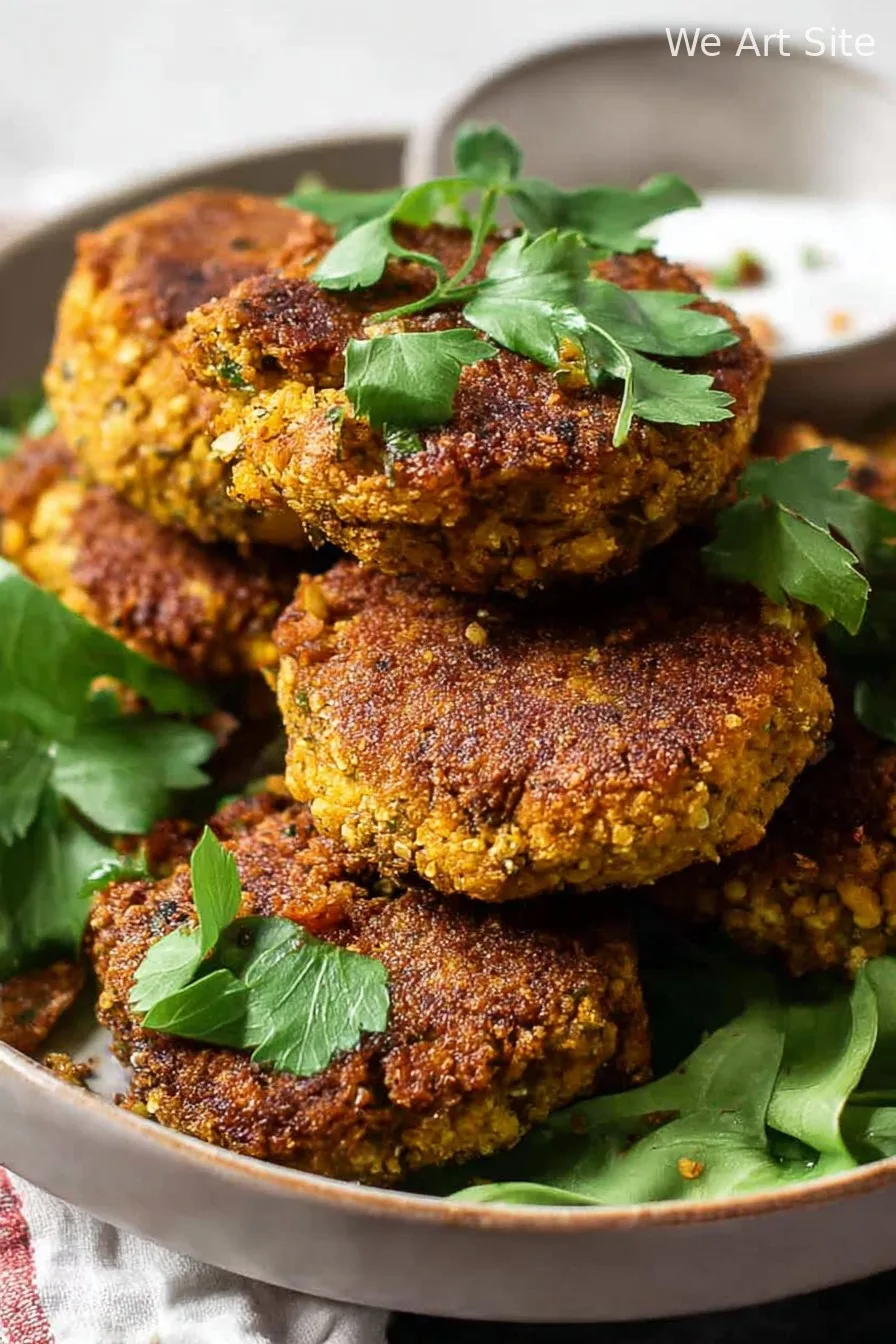 Mediterranean Chickpea Patties (Vegan and Gluten Free)