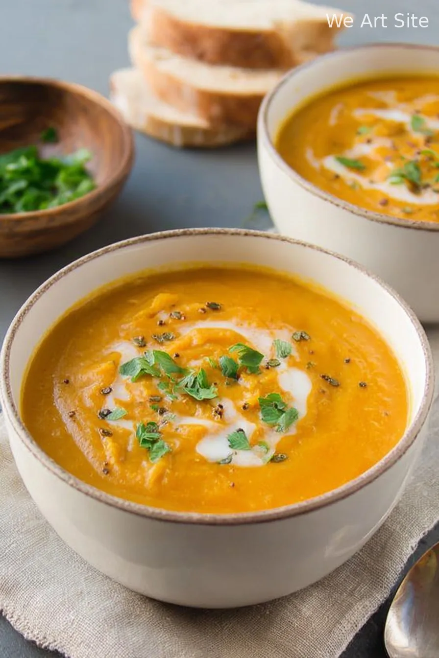 Pumpkin and Sweet Potato Soup