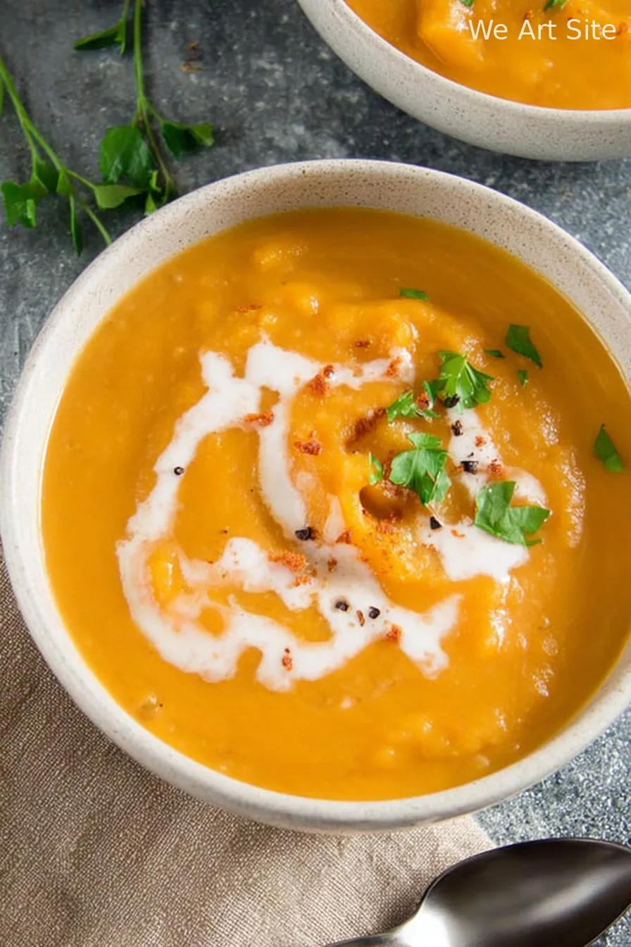 Pumpkin and Sweet Potato Soup