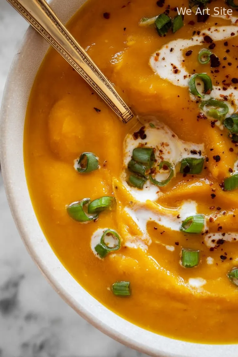 Roasted Carrot Coconut Soup