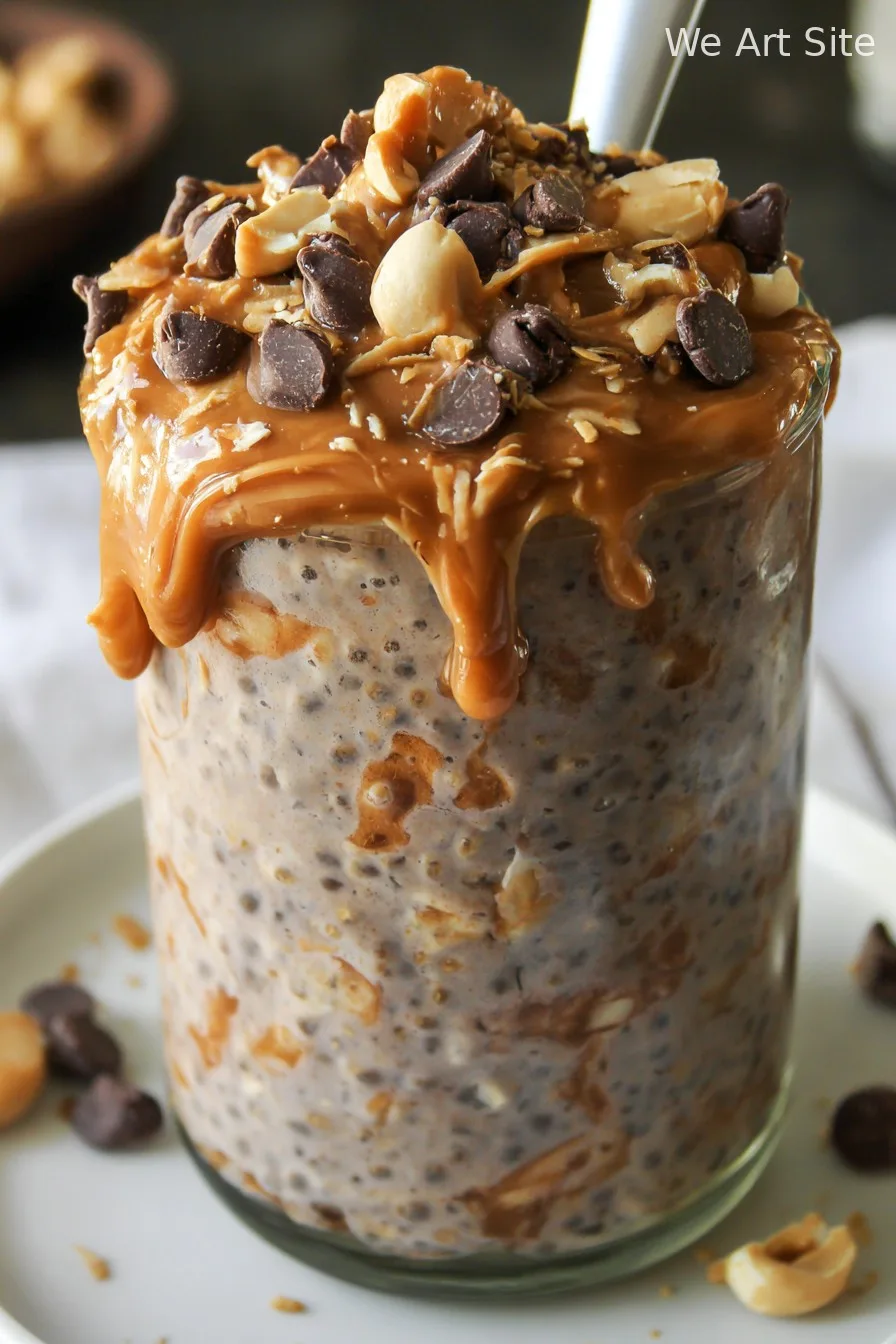 Snickers Overnight Oats