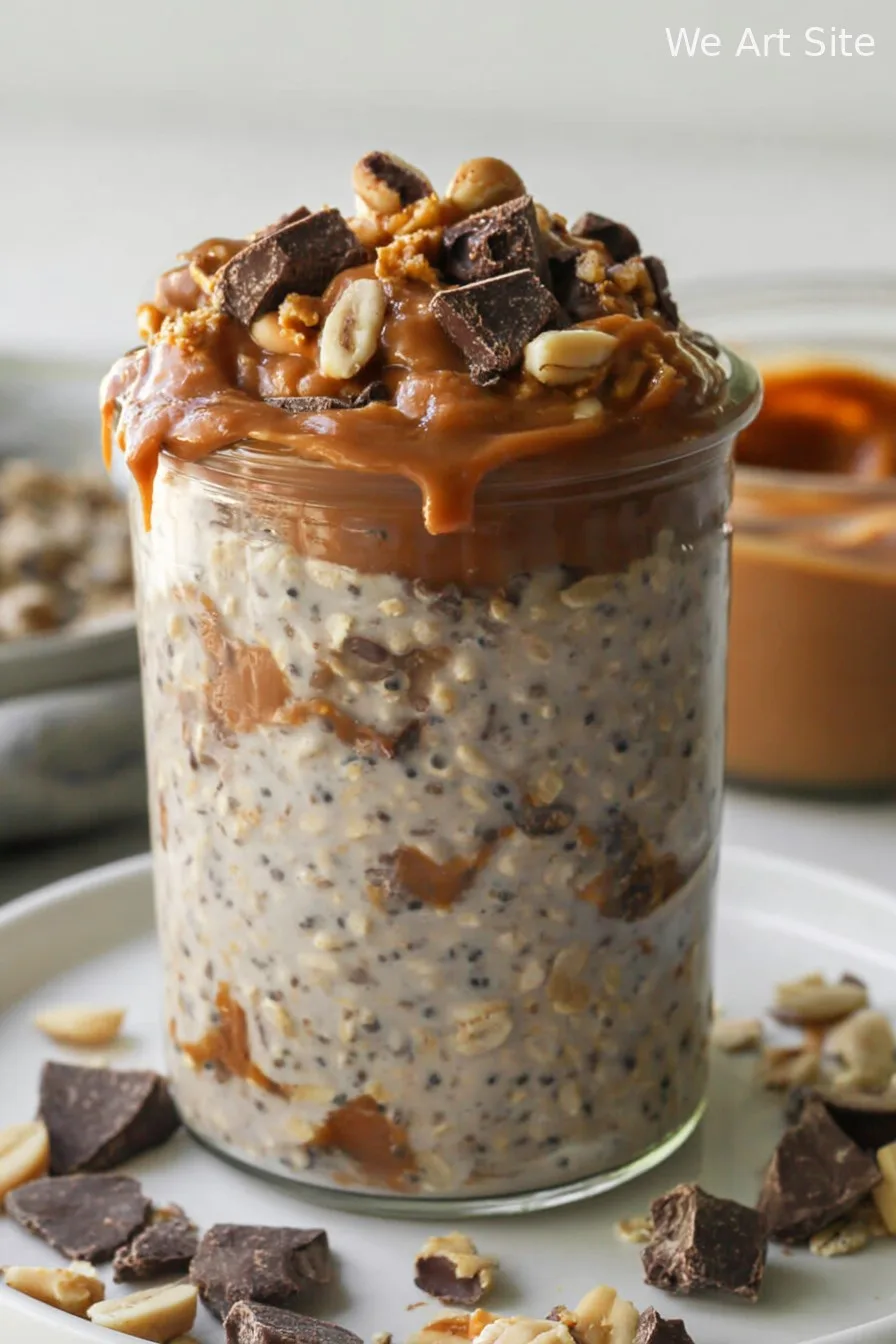 Snickers Overnight Oats