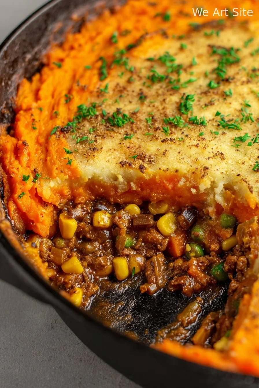 Sweet Potato Shepherd's Pie Skillet