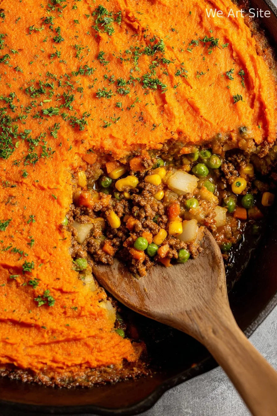 Sweet Potato Shepherd's Pie Skillet