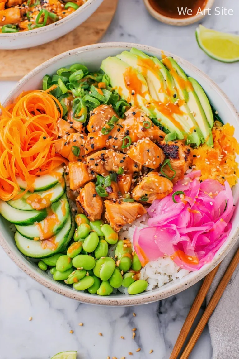 30-Minute Chicken Poke Bowls
