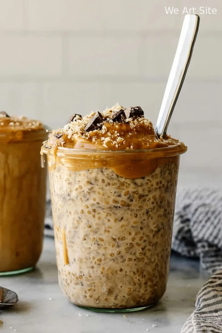 Brown Sugar Shaken Espresso Overnight Oats