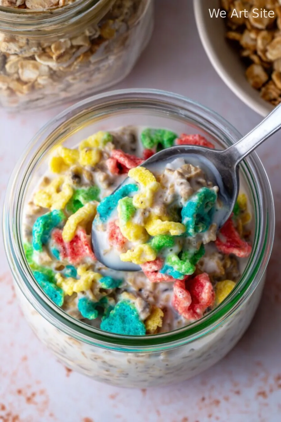 Cereal Milk Overnight Oats