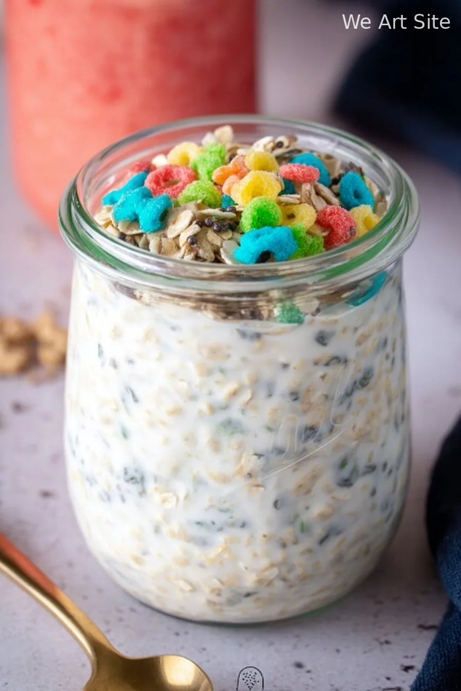 Cereal Milk Overnight Oats