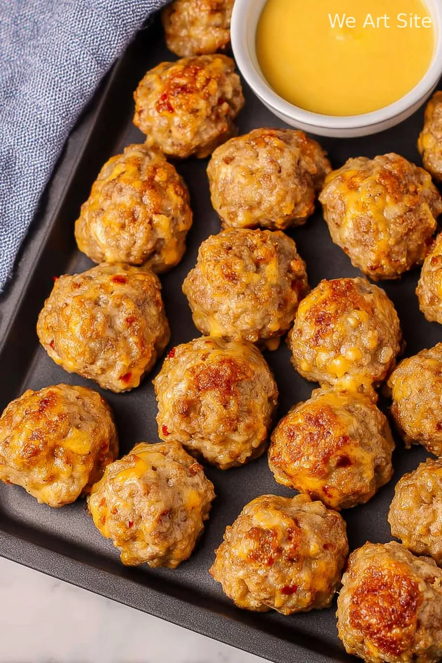 Cheesy Sausage Balls