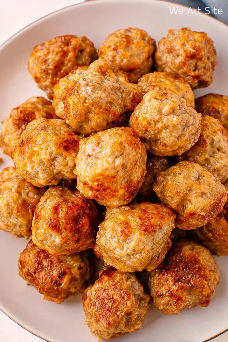 Cheesy Sausage Balls