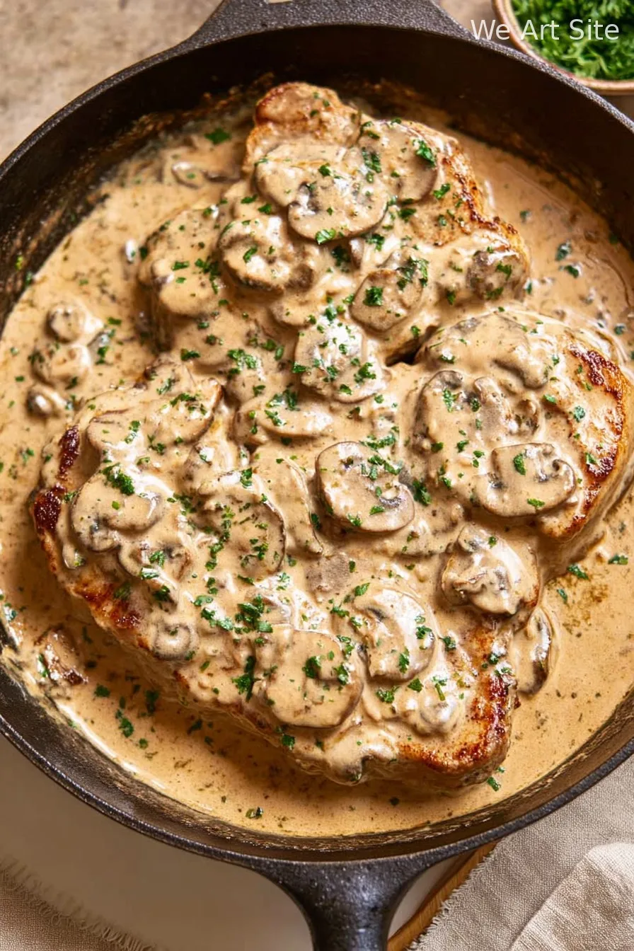 Cream of Mushroom Pork Chops