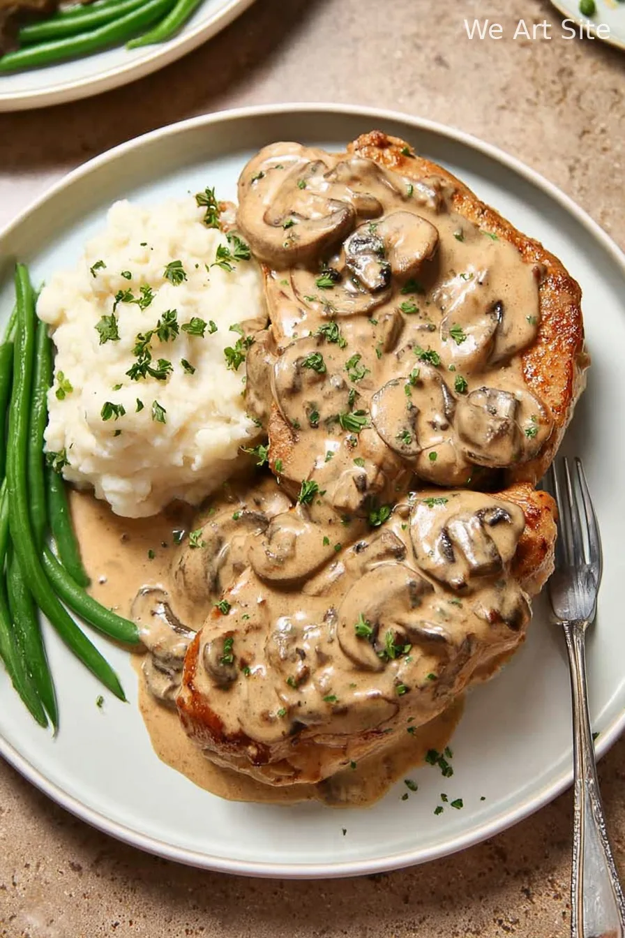 Cream of Mushroom Pork Chops