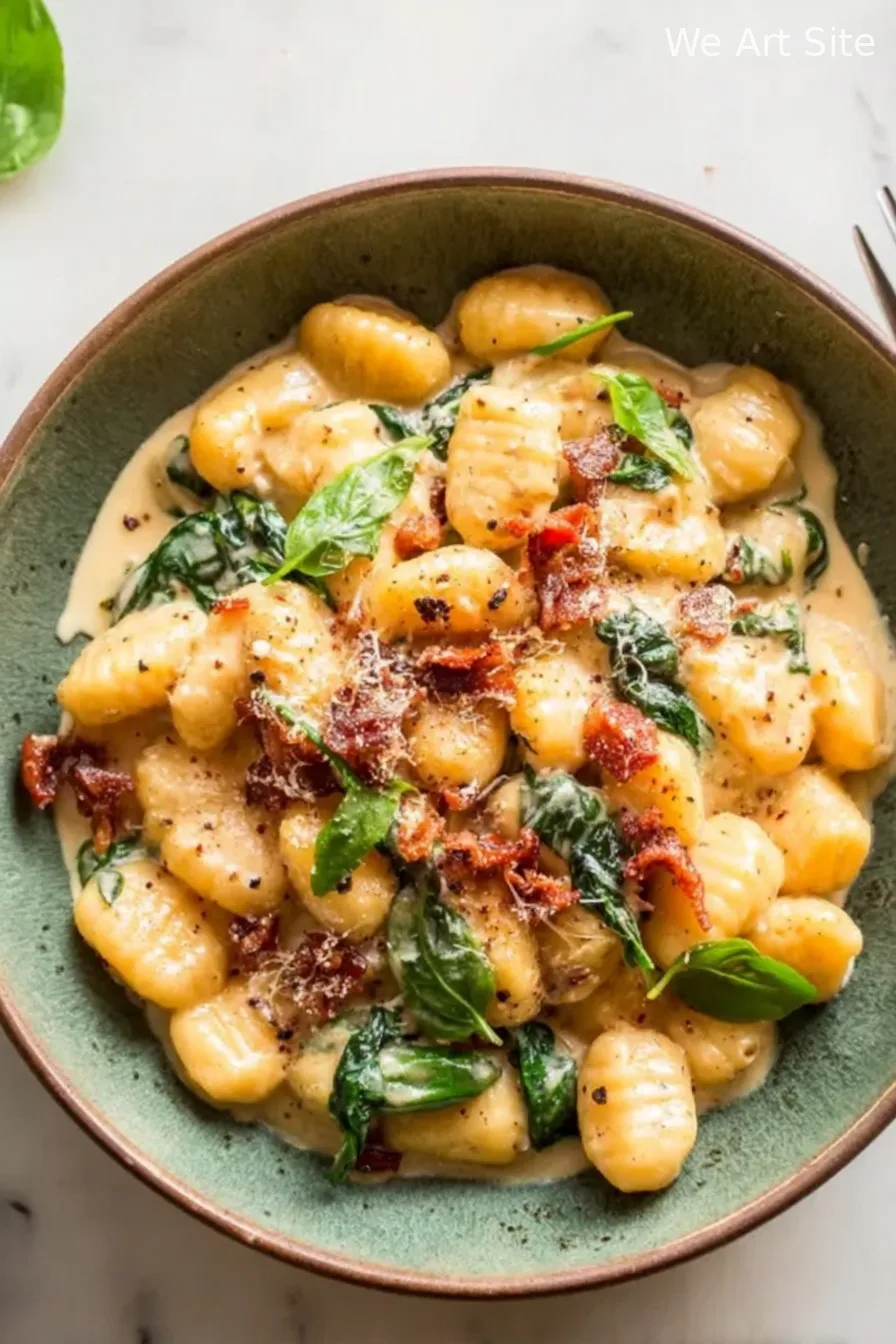 Creamy Tuscan Gnocchi