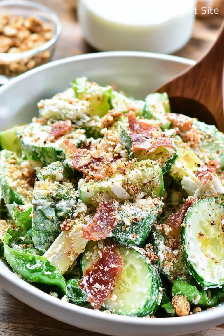 Cucumber Caesar Salad