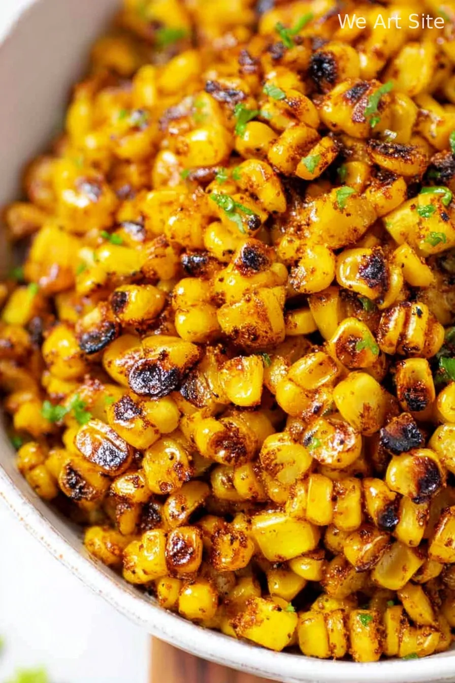 Easy and Delicious Blackened Corn