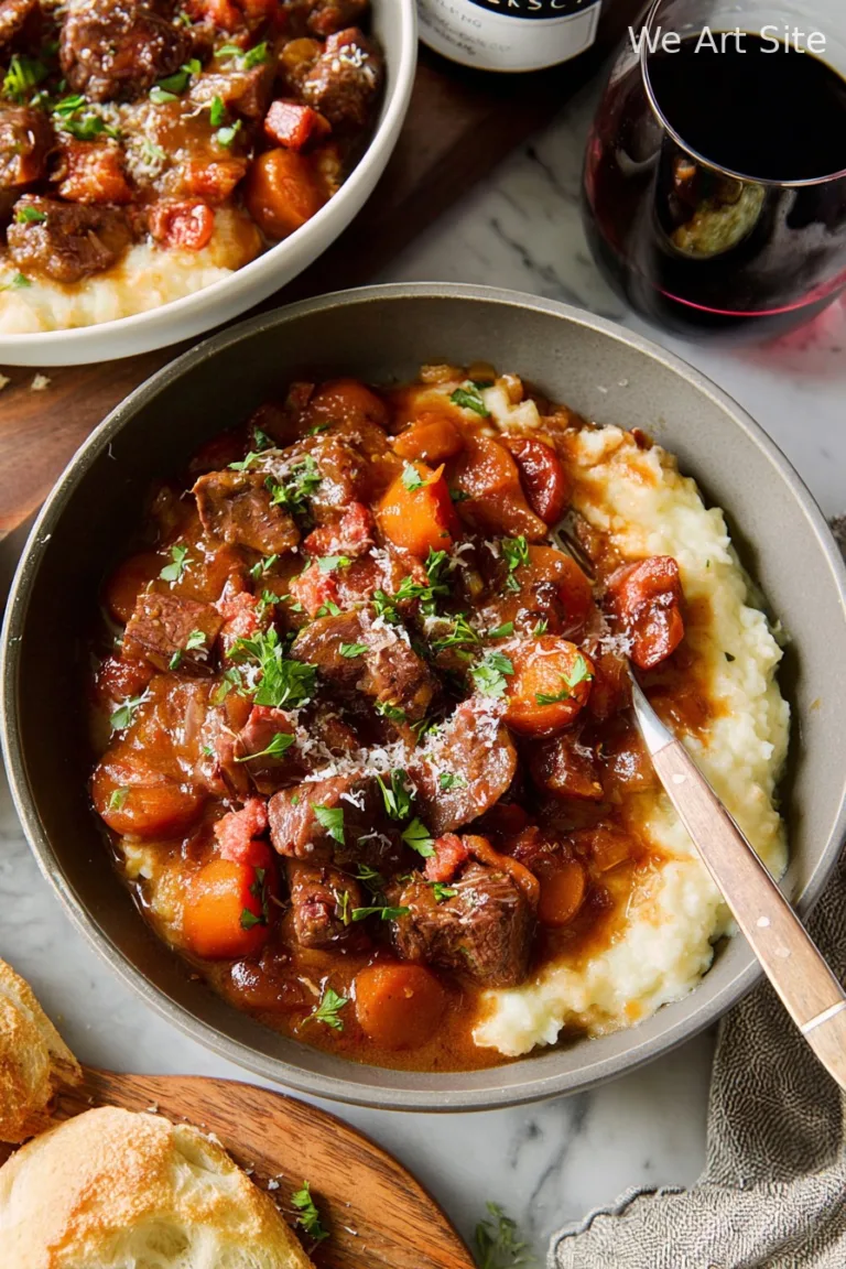 Easy Beef Bourguignon