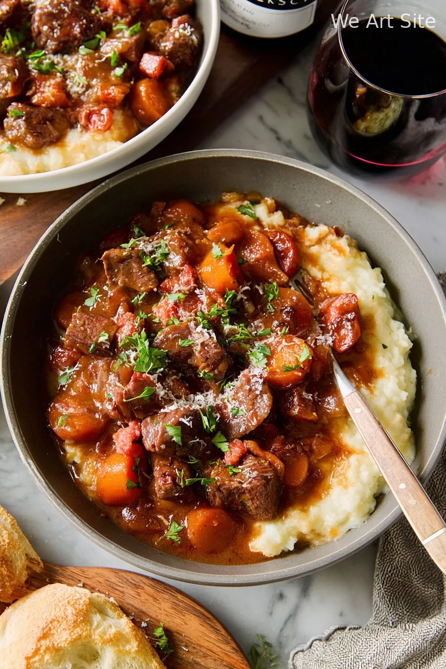 Easy Beef Bourguignon
