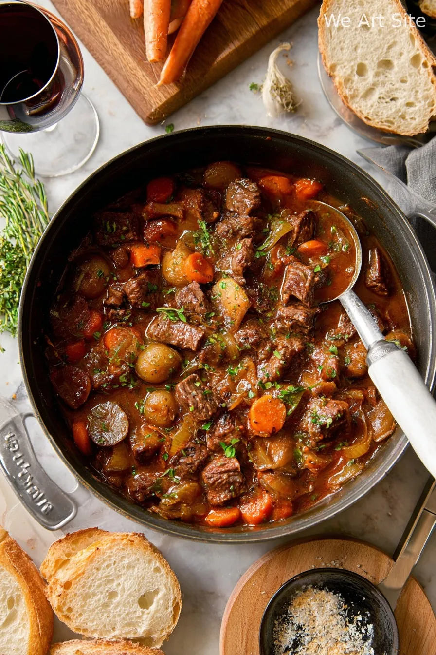 Easy Beef Bourguignon