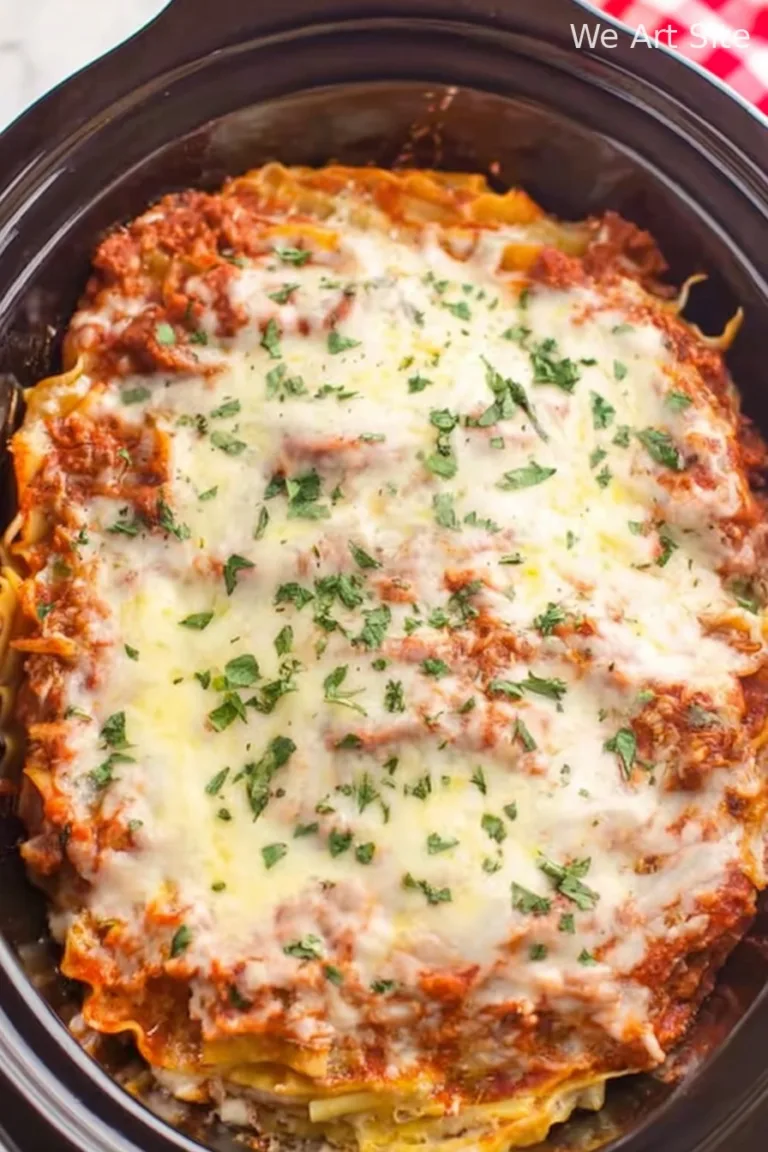 Easy Crockpot Lasagna