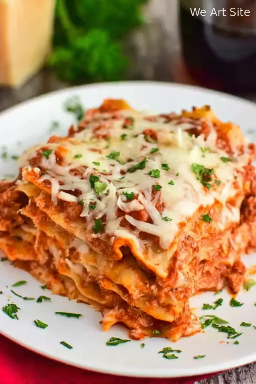 Easy Crockpot Lasagna