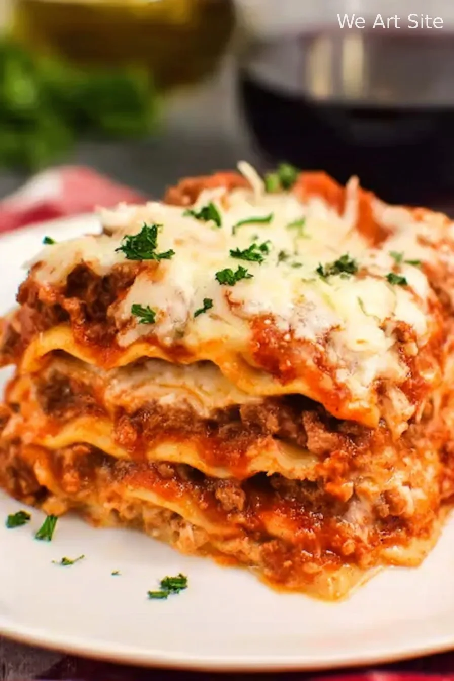Easy Crockpot Lasagna