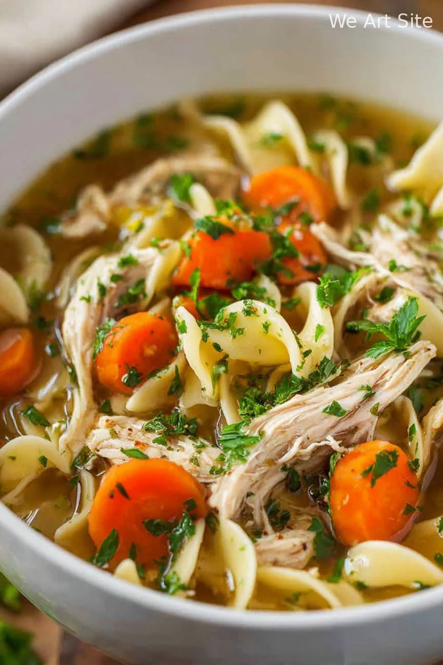 Easy Rotisserie Chicken Noodle Soup