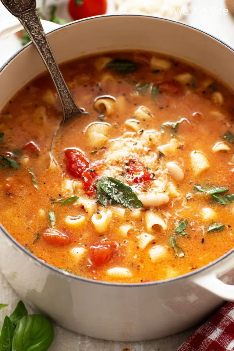 Italian Bean Soup with Pasta