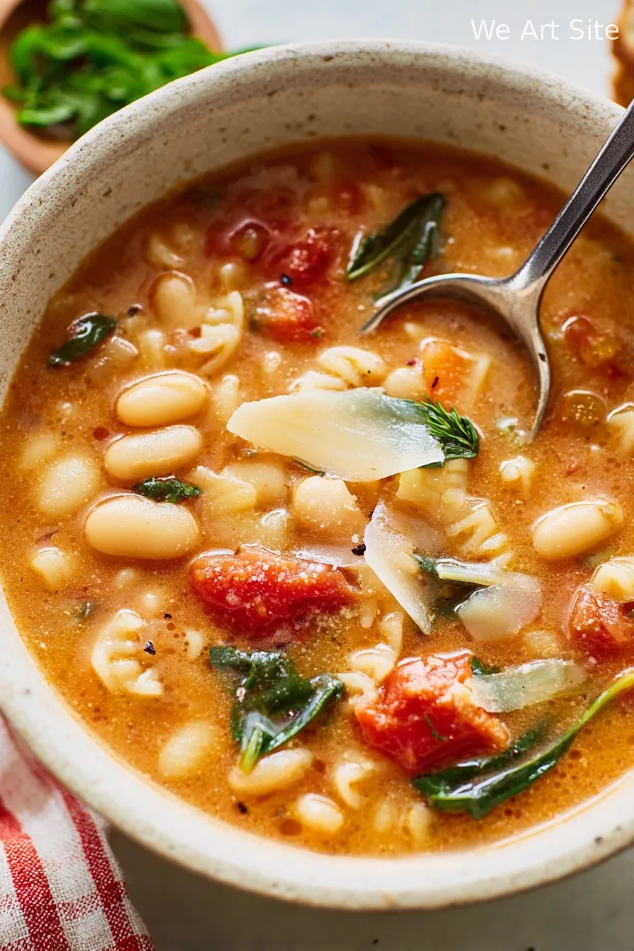 Italian Bean Soup with Pasta