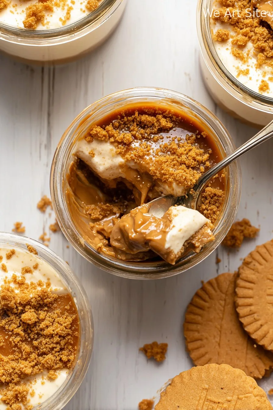 No-Bake Biscoff Cheesecake Cups