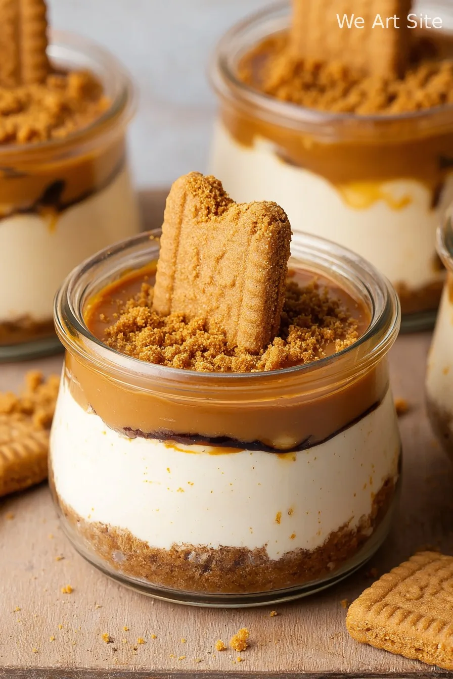 No-Bake Biscoff Cheesecake Cups