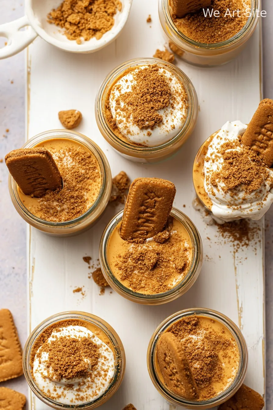 No-Bake Biscoff Cheesecake Cups