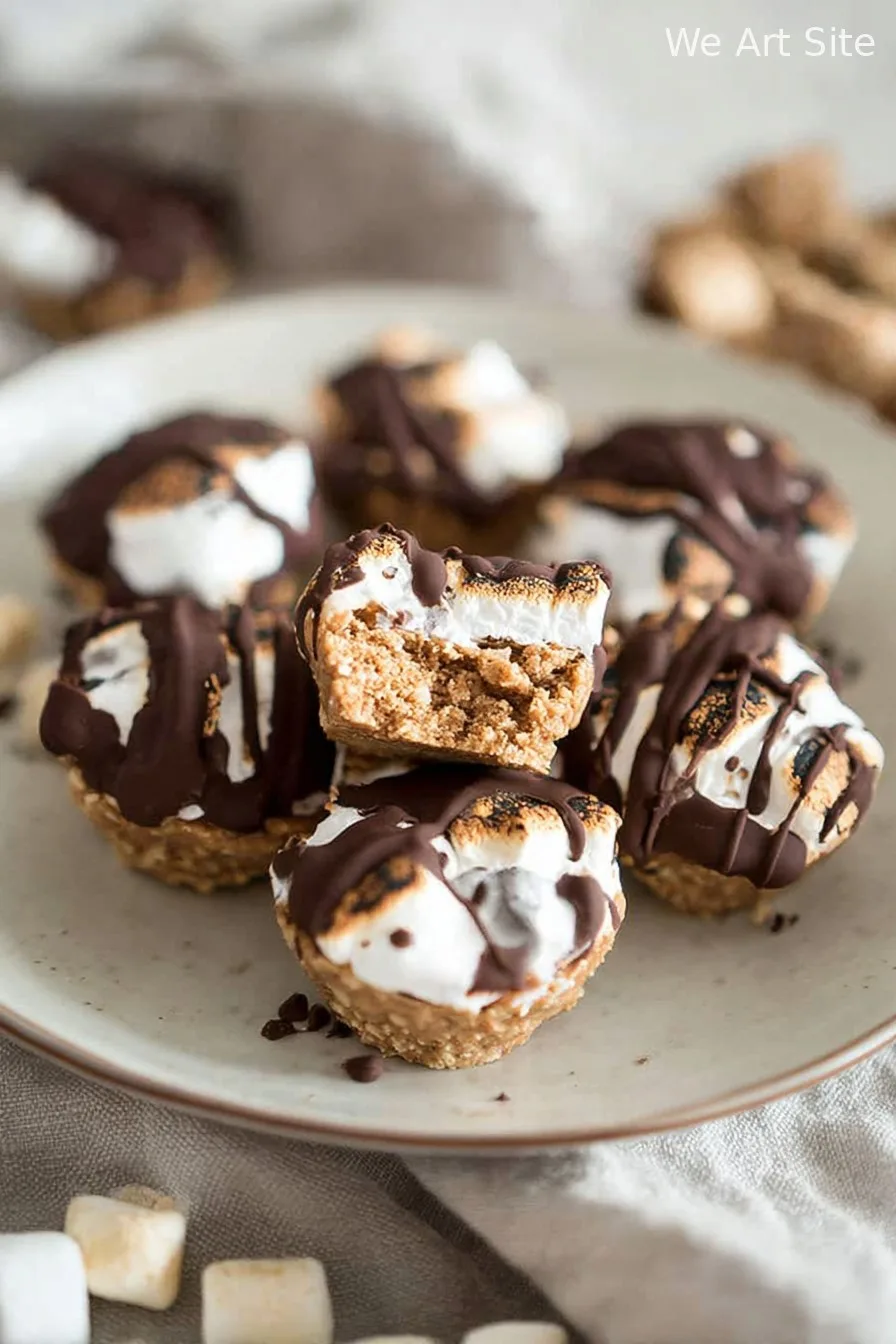 No Bake S’mores Cookie Dough Bites
