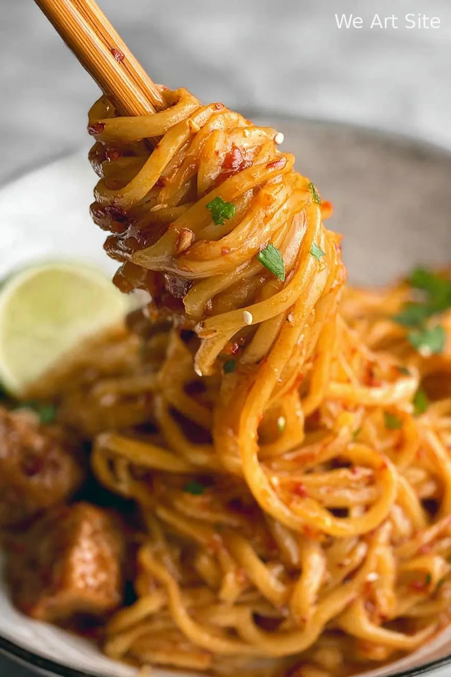 Peanut Chili Oil Noodles