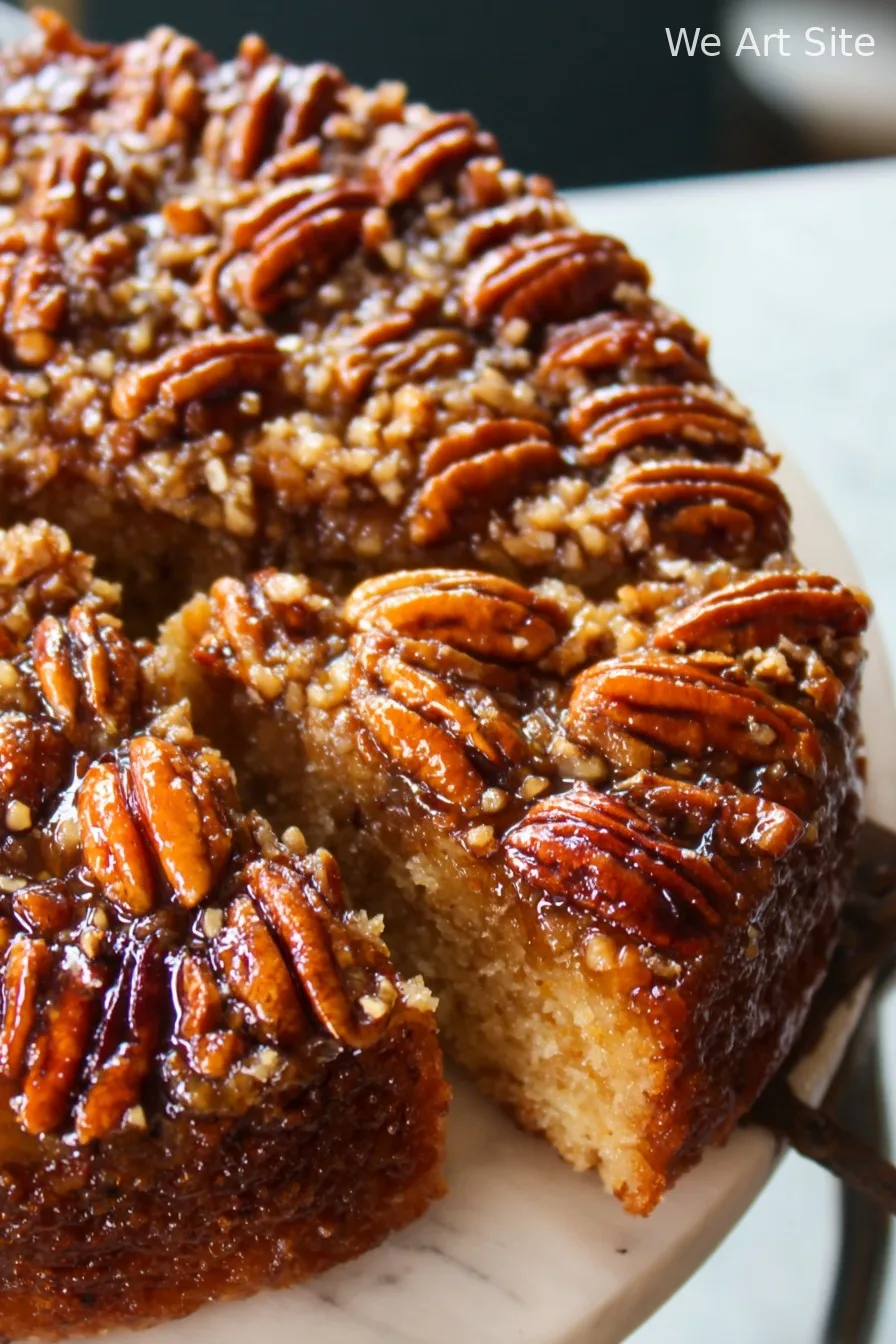 Pecan Upside-Down Cake