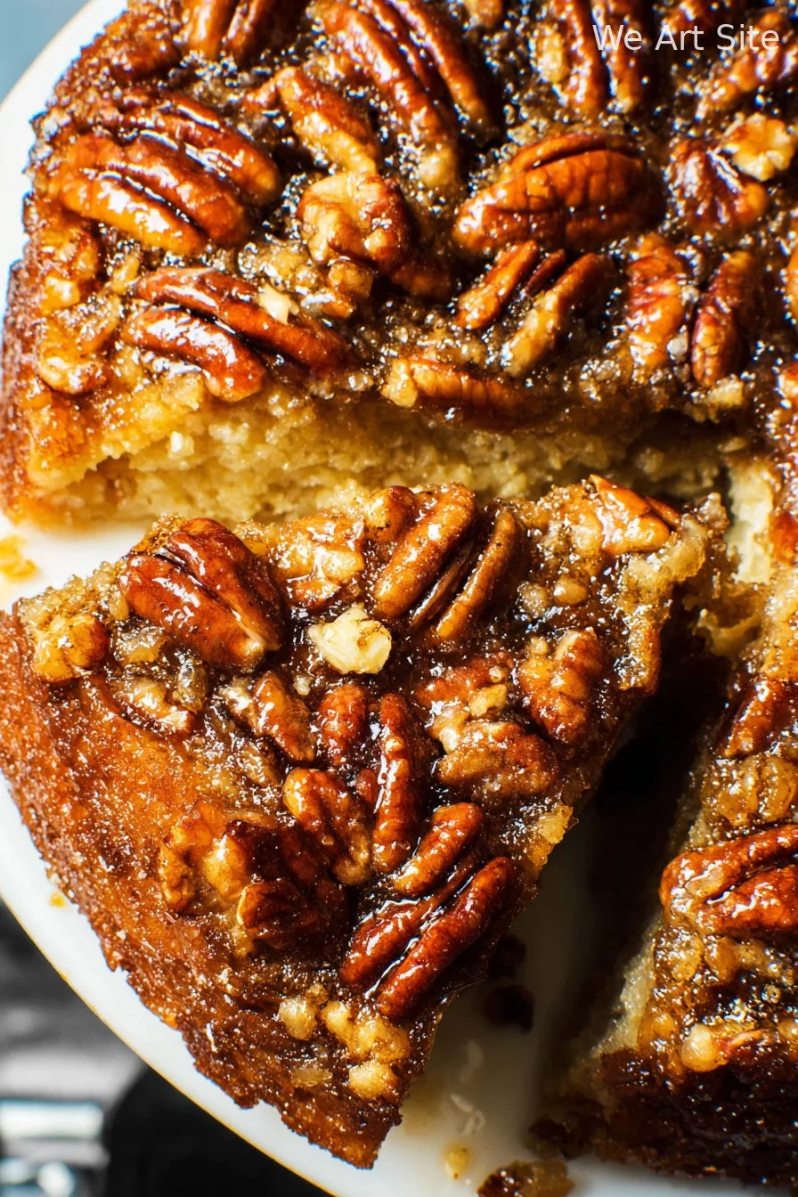 Pecan Upside-Down Cake