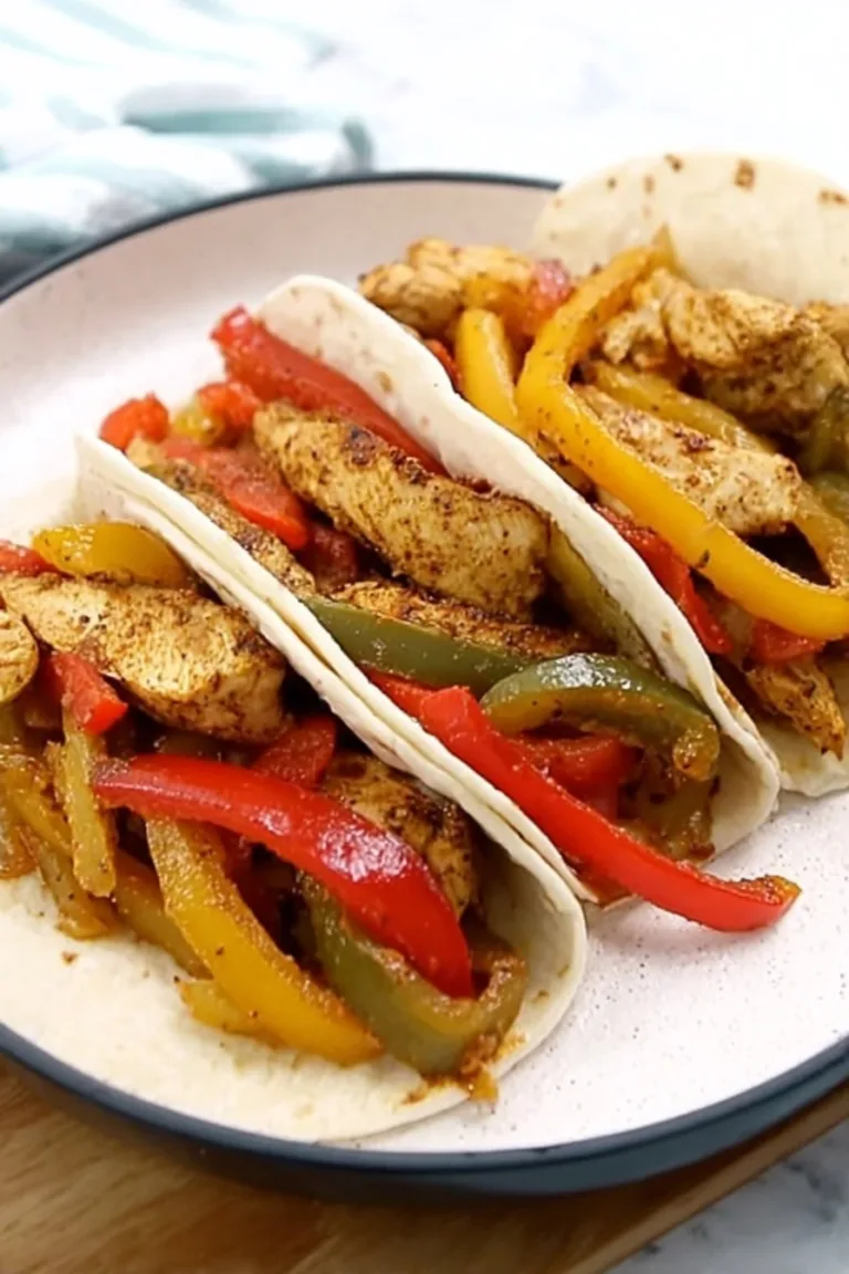 Skillet Chicken Fajitas