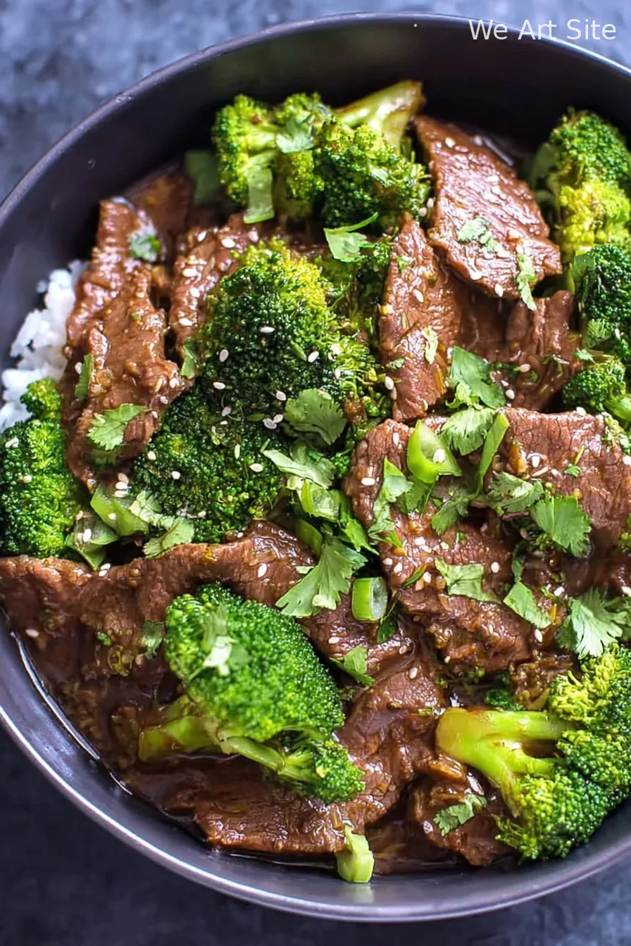 Slow Cooker Beef and Broccoli