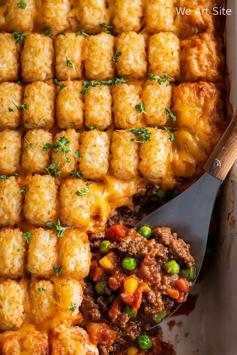 Tater Tot Shepherd’s Pie
