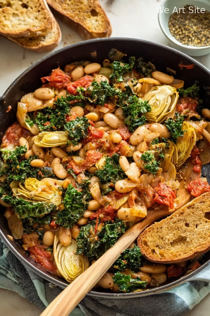 Tuscan White Bean Skillet
