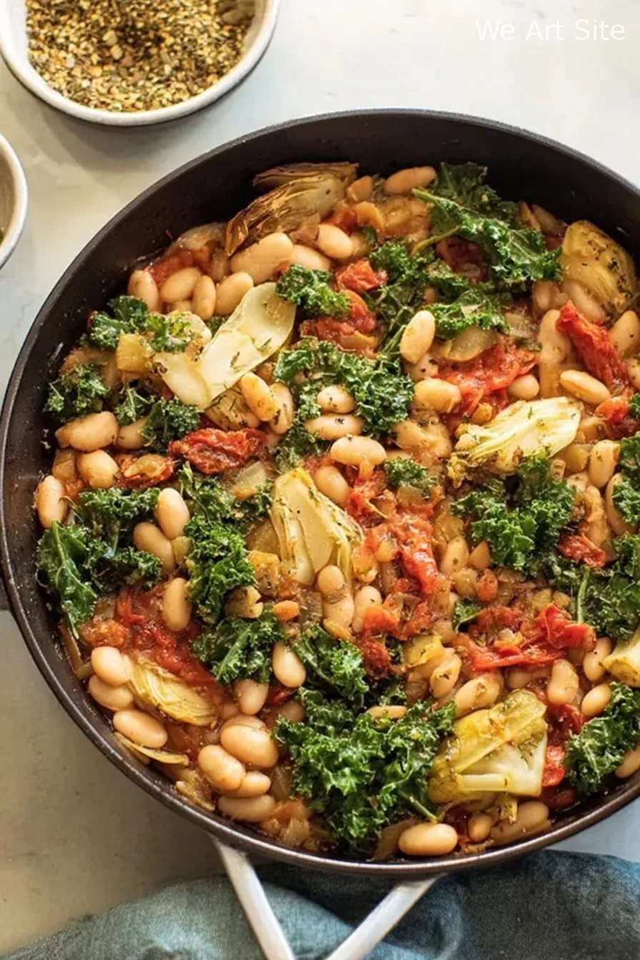 Tuscan White Bean Skillet