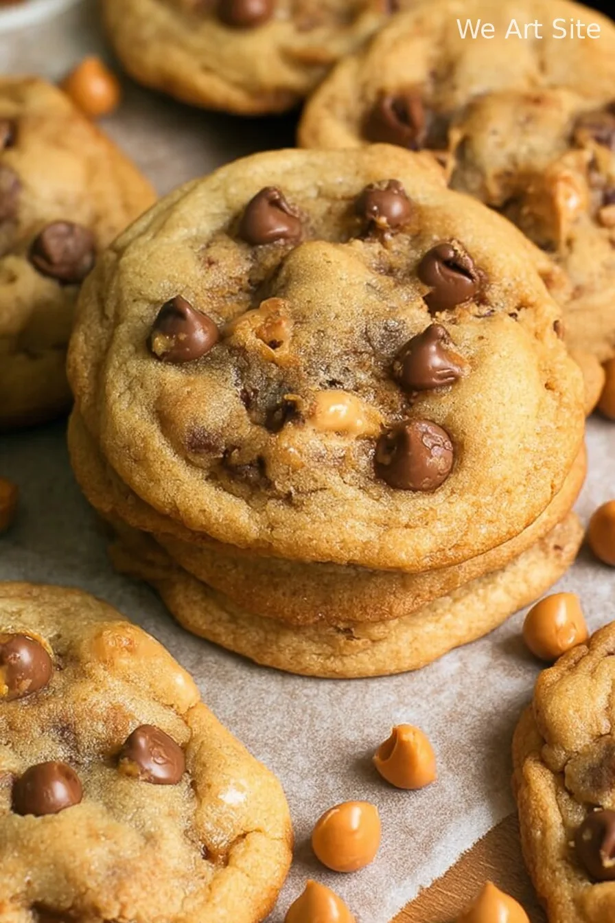 Caramel Chocolate Chip Cookies